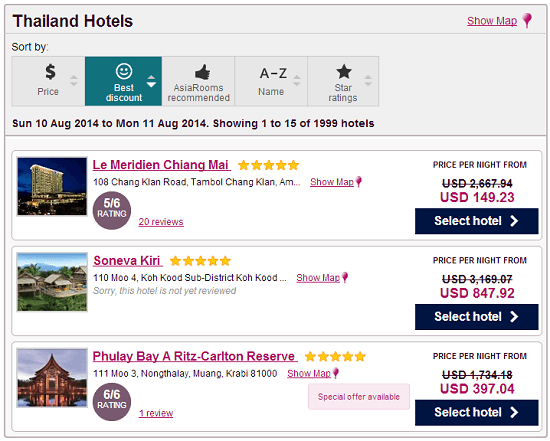 AsiaRooms.com - Offering you the best hotel deals in Asia