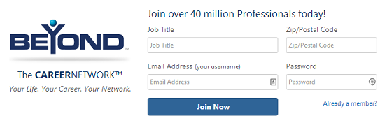 Beyond.com - online career network and job search platform