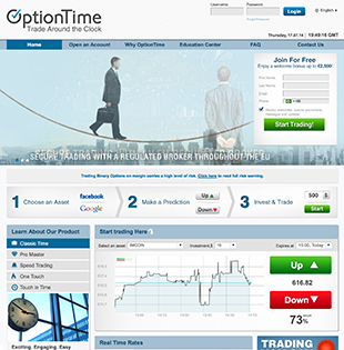 Option Time Homepage