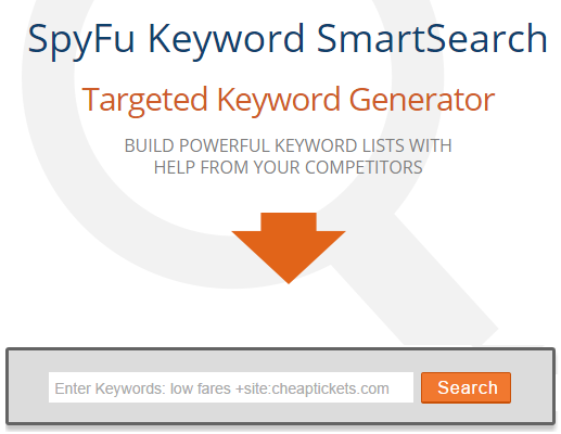 SpyFu SEM tools, search engine marketing and tracking tools