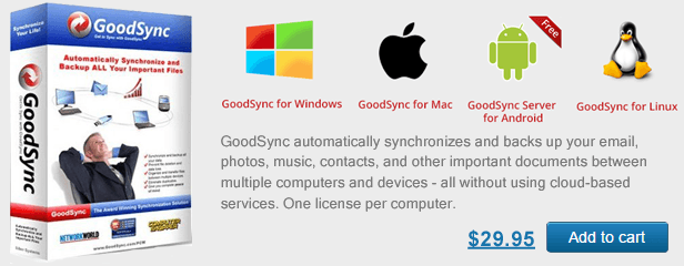 GoodSync.com - File sync and backup software