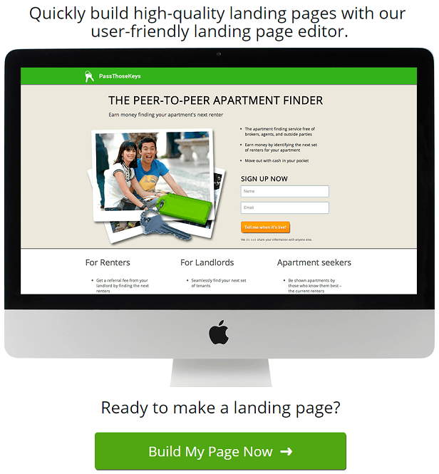 InstaPage.com - Landing Pages and online split testing in Minutes