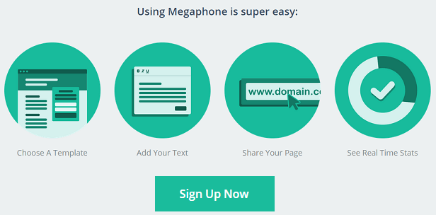 Megaphone.com - Online app for creating better marketing pages