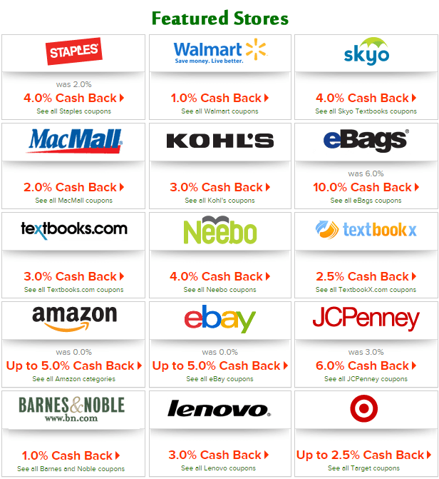 Ebates.com - Your online destination for getting online rebates, coupons and cash back savings