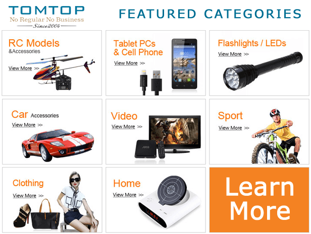 TomTop.com - Online China wholesale retail store
