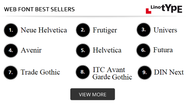 LinoType.com - Fonts for web, desktop, mobile phones and more
