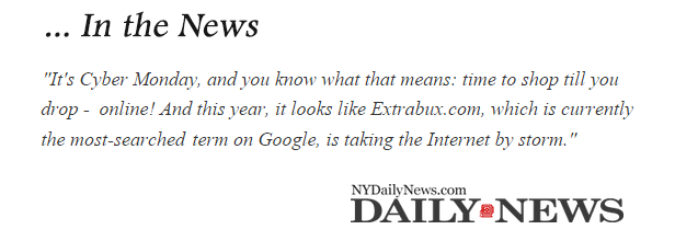 Extrabux.com - Earn cash back and get coupons when you shop online