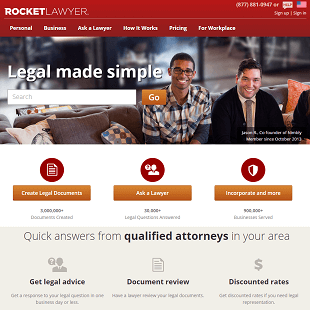 RocketLawyer.com Review