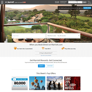 Marriott website review