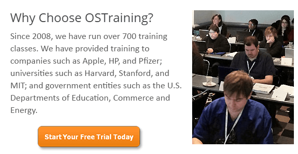 OsTraining.com - Web design training, WordPress, Joomla, HTML and more