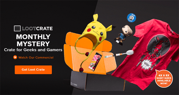 Loot Crate - Geek subscription box for gamers and nerds