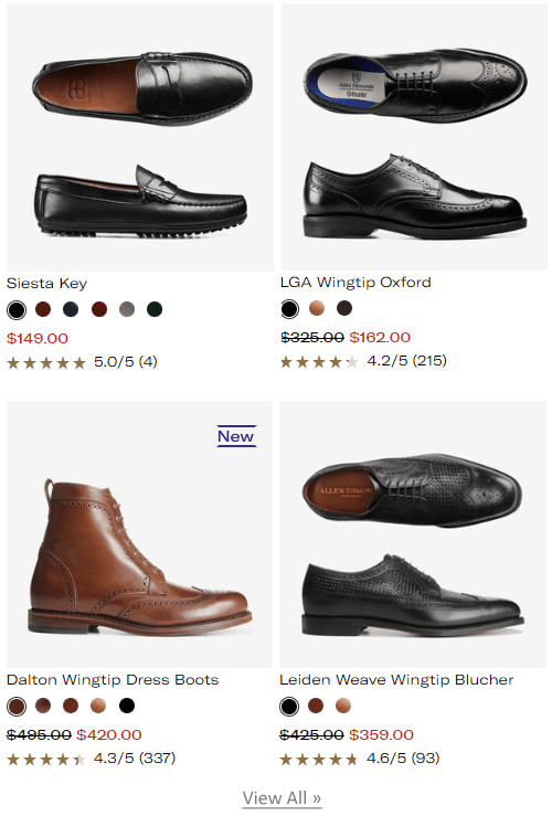 Ellen Edmonds- Online store for men's shoes and clothing