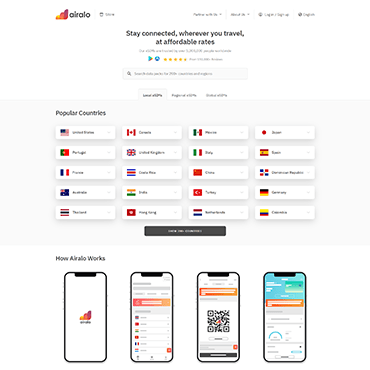 Airalo.com Review - local and regional esim provider